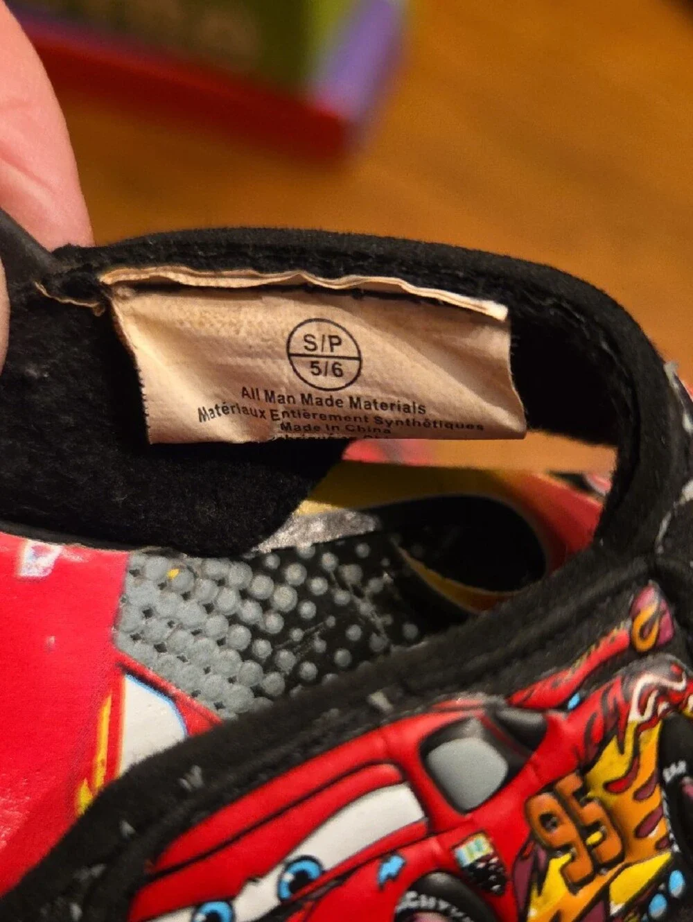 Lightning McQueen Kids Flip-Flops - Red & Black
